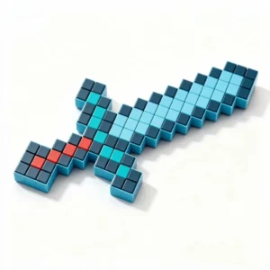 Pixel Pop-It Sword 60 Buttons Minecraft